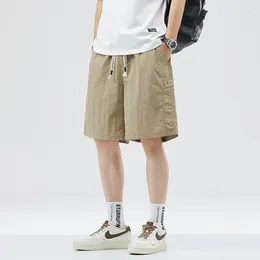 Men's Shorts 2024 Summer Slim American Trendy Brand Quick Drying Sports Loose Oversized 5/4 Pants