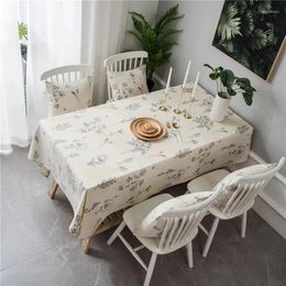 Table Cloth Linen Rectangular Tablecloth For Nappe De Floral Bee Cover Obrus Tafelkleed Mantel Mesa Cotton