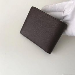 free shipping genuine leather men short wallet m mens credit card holder suit wallet 60895 247k