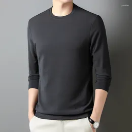 Men's T Shirts T-shirt Casual Long Sleeve Round Neck Pullover Daily Clothing Warm And Comfortable Tops