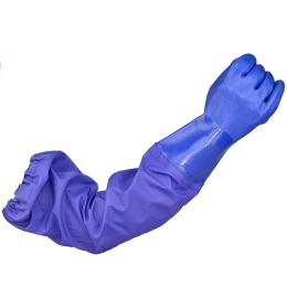 Gloves NMSAFETY 58CM Longer Chemical Protection PVC Dipping Oil Resistant Waterproof Safety Gloves Acid and Alkali Resistant gloves