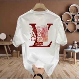 Men's T-Shirts New Summer Fashion Funny Printed Men T-Shirts Beach Breathable Funny Clothing Oversize Casual Cotton Tops Mans Short Slve 293 T240506