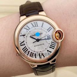 Crater Unisex Watches New Blue Balloon 18k Rose Gold 33 Gauge Automatic Mechanical Watch Womens W6920069 with Original Box