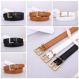 Belts Gold Needle Buckle Leather Belt High Quality Fashionable Casual Decoration Jeans Daily Matching Women's