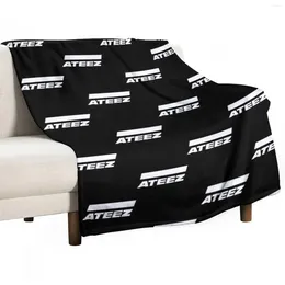 Blankets ATEEZ Throw Blanket Decorative Valentine Gift Ideas For Bed