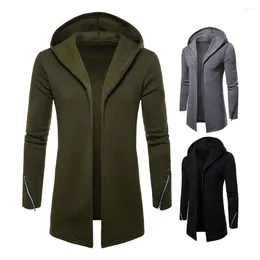 Men's Jackets Slim Fit Autumn Winter Zipper Cuff Casual Coat For Working
