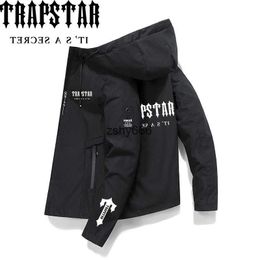 Spring and Autumn Trapstar Solid Colour Printed Jacket Trend New Casual Sports Mens