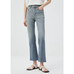 Women's Jeans SUMMER Skinny Ankle-Length Pants Flare Pantalones De Mujer Women High Street Distressed Gradient