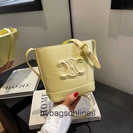 Celli High end Designer bags for women Embossed Bucket Bag Mini Fashion Tote Bag New Genuine Leather Capacity Tote Bag Commuter Bag Original 1:1 with real logo and box