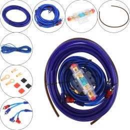 Amplifier 6 Gauge Amp Kit Amplifier Install Flexible Wiring Suitable for Car Audio System Modification, Durable Car Audio Wire Wiring Kit