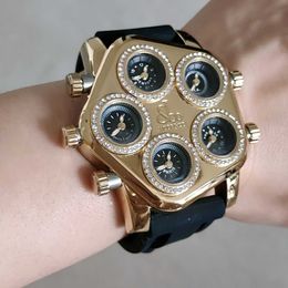 Designer Luxury Automatic Mechanical Watch Jkco Czech Leopard Fashion Mens Belt Water Diamond Watches For Men Movement
