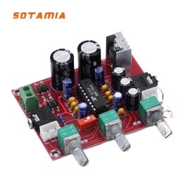 Amplifier SOTAMIA XR1075 Power Amplifier Preamp Audio Tone Board BBE Fever Grade Tone Board Home Theatre Treble Bass Tone Adjustment Board