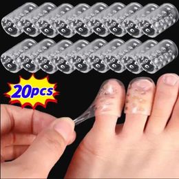 Women Socks 20pcs Transparent Breathable Silicone Toe Protectors Prevent Blisters Calluses And Corn Comfortable With High Elasticity