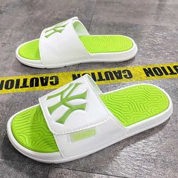 Slippers Summer Slippers Mens EVA Leisure Couples Non-slip Beach Sandals Outdoor Sport Slippe Indoor Bathroom Male Shoes 240506