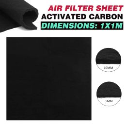 Accessories 1 PCS 1Mx1M Purifier Filter Fabric Universal Activated Carbon Foam Sponge Filter Sheet Pad