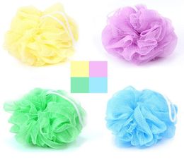 100Pcs Multi Colours 15G Bath Shower Sponge Pouffe Loofahs Nylon Mesh Brush Shower Ball Lace Edge Mesh Bath 1208 V29513307