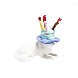 Dog Apparel Adjustable Christmas Pet Hat Birthday Candle Entertainment Props Universal For Cats And Dogs