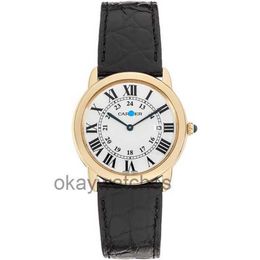 Crater Automatic Mechanical Unisex Watches New Ronde Series 36mm Quartz Neutral 18k Watch W6700455 with Original Box