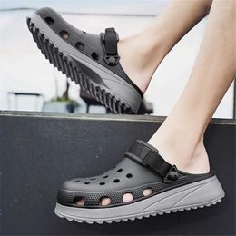 Sandals Round Nose Openwork Rubber Luxury Men's Moccasin Shoes Slippers Visitors Sneakers Sports Global Brands S