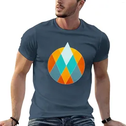 Men's Polos Geometric Mountain T-Shirt Funnys Cute Tops Boys Whites Mens Vintage T Shirts