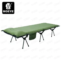 Camp Furniture MOEYE Inflatable Sleeping Folding Bed For Camping Tent Portable Self Inflating Office Siesta Noon Break