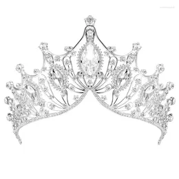 Hair Clips Exquisite Dazzling Baroque Wedding Headband Crystal Bridal Crowns Tiaras Jewellery Accessories Women Rhinestone Headwear