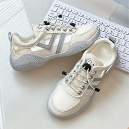 Sandals Breathable Small White Shoes Female Net Surface Summer Student Board Thick Sole C1370