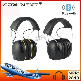 Earphones Bluetooth Hearing Protector Noise Reduction Safety Ear Muffs Noise Cancelling Ear Protection Headphones for Shooting, Work Shops