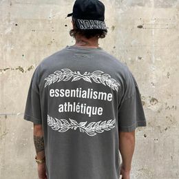 T-shirt di tee a maniche corte casuali da uomo Mag240118