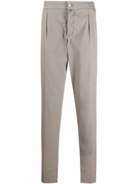 Mens Pants Kiton logo-patch tailored trousers for Man Casual Long Pant Cotton Blend