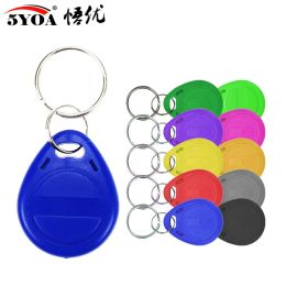 Card 50pcs EM4305 T5577 Blank Key Tag RFID Chip Ring Cards Tags Keytag 125 khz Copy Rewritable Writable Rewrite Duplicate 125khz