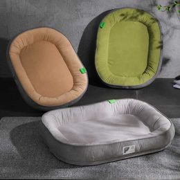 Cat Beds Furniture Square Cat Bed Mat Puppy Beds Dog Sofa Cushion Warm Pet Nest Kennel for Small Medium Dogs Kitten Sleeping Mattress Accessories