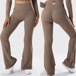 Women's Pants Capris Flare Legging Pants Womens High Waist Wide Leg Pants Womens Gym Fitness Flared Pants Latin Dance Trousers Legging Y240504