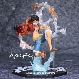 Anime Figure Toys ONE PIECE Monkey D Luffy Figuarts ZERO Battle Ver Rubber Rubber's Red Hawk PVC Action Figure Toys Gift T200628 285p