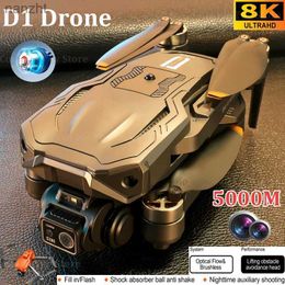 Drones D1 Drone 8K Dual Camera Brushless Motor Lift and Obstacle Avoidance 150 Electric Dimming Flow Positioning Remote Control Toy WX