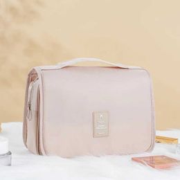 Cosmetic Organizer High Quality Cosmetic bag travel portable large-capacity hook wash bag multifunctional portable cosmetic storage finishing bag Y240503