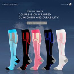 Socks Hosiery Beheizte Socken Cycling Socks Diabetes Sports Socks Men Compression Socks Varicose Veins Crossfit Hombre Calcetas Anti Deslizant Y240504