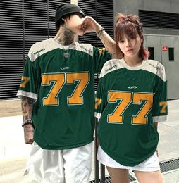 Fashionable mens T-shirt 3D sticker Colour digital printing mens jersey couple style neutral short sleeved loose oversized T-shirt J240506