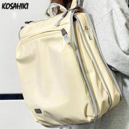 School Bags Y2k Aesthetic Trendy All Match Schoolbags Japanese Women Fashion Casual Laptop High-capacity Simple Backpacks For Students