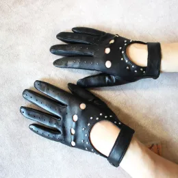 Gloves Summer Leather Driving Driver Full Finger Gloves Women Unlined Thin Fashion Spring and Autumn Motorcycle Riding Sheepskin Gloves