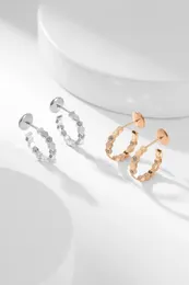 Stud Earrings Luxury Fashion High-end High Quality Platinum Au750 18K Moissanite Diamond Classic Honeycomb For Women Jewellery Gift