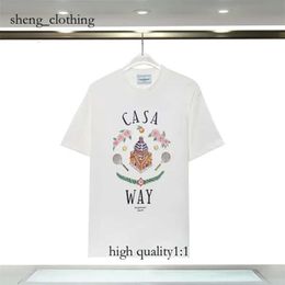Casa Blanca Shirt Mens Shirt Women T Shirt S M L Xl 2023 New Style Clothes Mens Designer Casablanc Shirt Graphic Tee Casa Shirt 4782