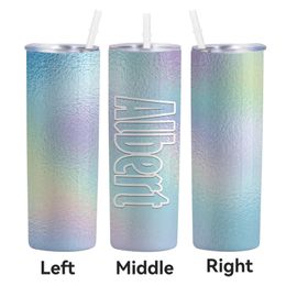 Custom Name 20oz Tumbler Cup Personalized Coffee with Lid and Straw Travel Insulated Thermal Water Bottle Camping Cups 240430