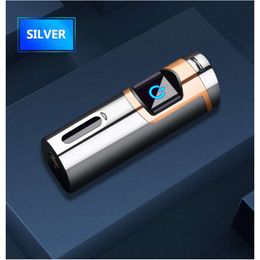 Hot-Selling Touch Screen With Battery Display Portable And High-Tech Arc Lighter