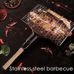 Sticks C2 BBQ NonStick Grilling Basket Grill Heat Resistant Grill Sheet Liner Mesh Mat Meat Vegetable Steak Picnic Party Barbecue Tool