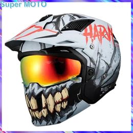 Motorcycle Helmets Full Face Men Modular DOT ECE Approved Personality Racing Casco Capacete Moto Motocross Streetfighter Casque
