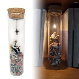 Bottles Creative Mini Test Tube Perspective Painting Doll Decorative Ornaments Bibliophile Sculpture Supplies Reader Model