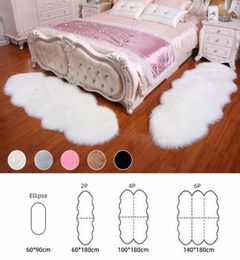 New Soft Sheepskin Carpet Rugs For Home Living Room Bedroom Warm Carpets Floor Mat Pad Skin Fur Rugs Floor Mats Faux Fur Carpets6402829