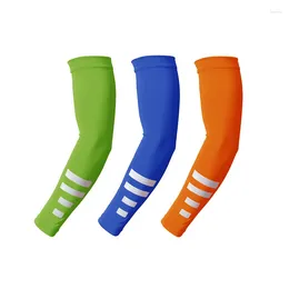 Knee Pads Summer Sun Protection Sleeves Breathable And Quick-drying Cycling Reflective Ice Silk For Night Running