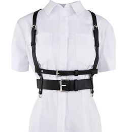 Belts Fashion Punk Leather Harness Belt Strap Girdle Sexy Women Handmade Decorative Shirt Dress Vest BeltBelts7573679